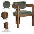 thumbnail image 2 of Meridian Furniture Sacha Green Velvet Dining Chair, Set of 2, 2 of 9