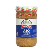 Doña Yiya Chopped Garlic Sauce 8 oz, Plastic Cup Refrigerated