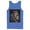 Royal Blue, variant on Men's Batman Joker Camera Poster Tank Top Navy Blue Large