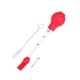 thumbnail image 5 of Naiovety Bomba de condimento Sabor Jeringa Cuentagotas de aceite Silicona Operación simple Pavo Pollo Aves Tubo Cocina Gadget Rojo Rojo 2piezas, 5 of 6