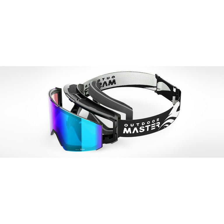 OutdoorMaster Falcon Ski Goggles Lens by ZEISS, OTG Snowboard