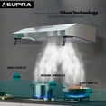 thumbnail image 3 of Campana Extractora De Pared SUPRA Acero Inoxidable 76 Cm NUBE A-76, 3 of 8