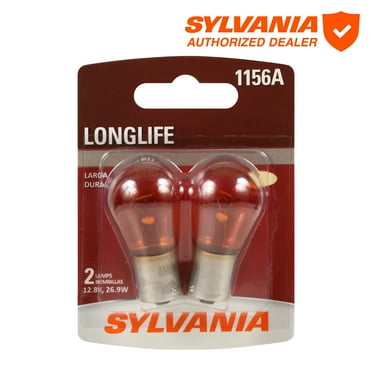 Sylvania 1156A Long Life Mini Bulb, 2 Pack, Compatible with Multiple Cars