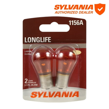 Sylvania 1156A Long Life Mini Bulb, 2 Pack, Compatible with Multiple Cars