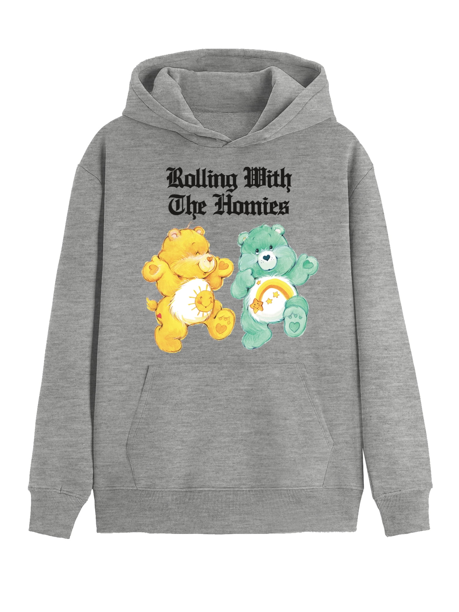 Care Bears, Men's & Big Men's Graphic Hoodie, Rolling with the Homies, Sizes XS-3XL