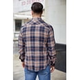 thumbnail image 5 of COOFANDY Casual Shirts for Men Long Sleeve Untucked Shirt Button Down Collar No Tuck Shirts for Men, 5 of 7