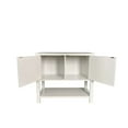 thumbnail image 2 of InRoom Furniture C1278 36 x 15 x 32 in. Console Table, White, 2 of 6
