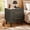 2-Drawers-Black, variant on Aiho 2 Drawer Wood Dressers, Wide Chest of Drawers with Gold Handles, Ideal Nightstand Alternative for Living Room, Hallway or Office, Black