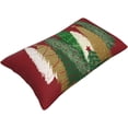 thumbnail image 6 of Christmas Pillow Covers 12x20 Inch Set of 2 Colorful Christmas Tree Throw Pillows Case, Stars Holiday Outdoor Decorative Farmhouse Winter Red Decor Cushion Covers for Home Sofa Bed Couch, 6 of 6