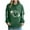 Army Green, variant on VOONCAS Women's Plus Size Football Hoodie with Heart Graphic, Army Green - Kangaroo Pocket, Drawstring Hood - Cute Game Day Apparel (2XL)