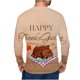thumbnail image 4 of Camisas de Acción de Gracias Para Hombres Casual Cuello Redondo Pulóver 3D Impreso Camiseta Con Estampado Realista Odeerbi ODB203818, 4 of 5