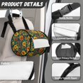 thumbnail image 6 of ZIATUBLE Sunflower Hanging Tissue Paper Holder Foldable Paper Towel Dispenser Kitchen Paper Towel Storage Organizer Stain Resistant Camping Roll Paper Storage Bag Outdoor, 6 of 7