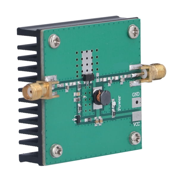Módulo Amplificador De Potencia, Fácil De Usar Transmisor De RF Hembra SMA Estándar Amplificador Diseño De Disipador De Calor Operación Estable Para Control Remoto De RF Para ANGGREK Otros