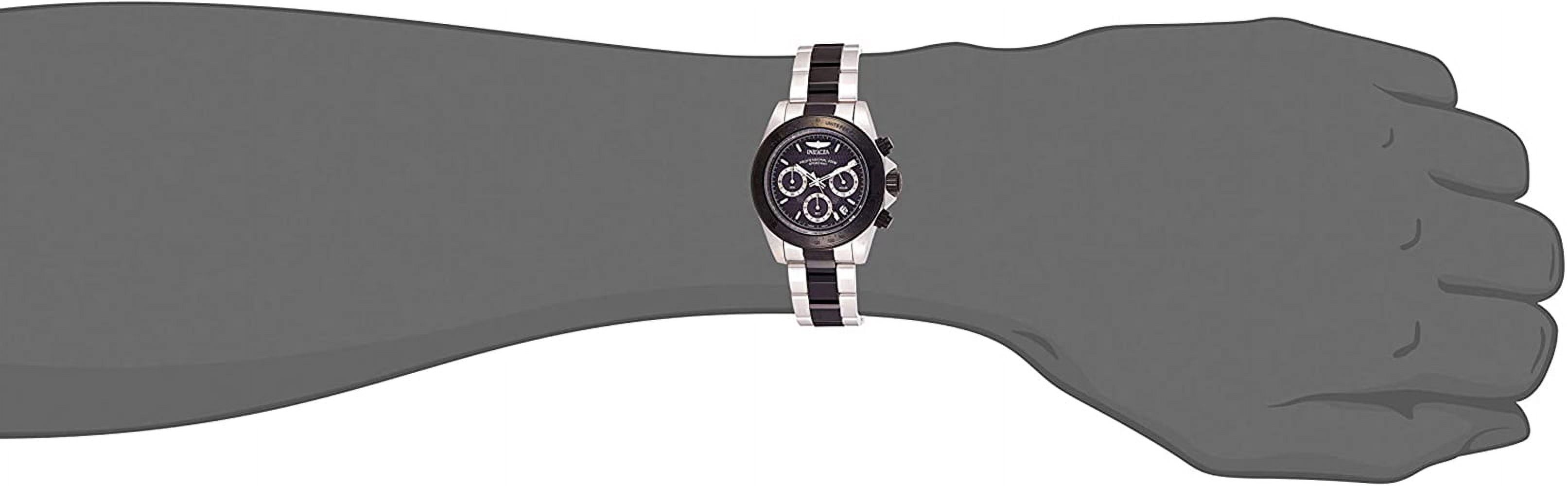Invicta Men's 6934 Speedway Chronograph Black/Silver-Tone Stainless Steel Watch