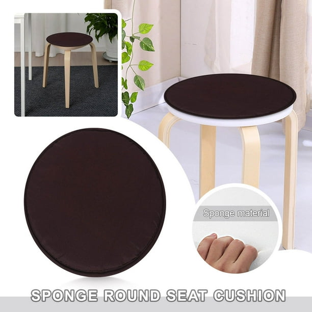 Fiudx Cojines Redondos para Silla, Suaves y Cómodos, Tamaño Universal para Sillas de Interior y Exterior, Decoración Versátil para Jardín y Patio, Juego de 4, 30 X 30 Cm