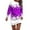 Purple, variant on Fiaer Women's Christmas Themed Dresses Long Sleeve Party Tunic Dress Snowflake Graphic Winter Pullover Dress for Holiday Party Green XXL
