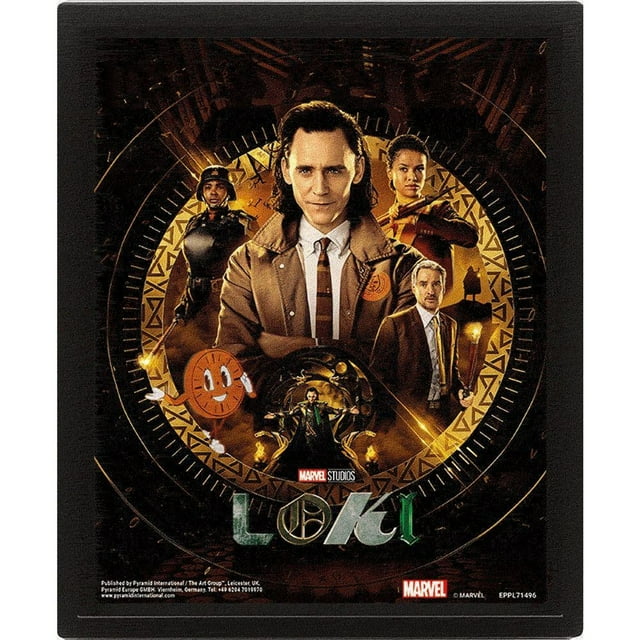 Loki Glorious Purpose 3D Framed Poster