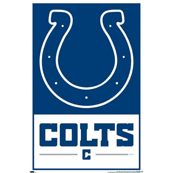 NFL Indianapolis Colts - Logo 21 Wall Poster, 22.375" x 34"