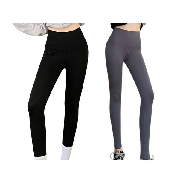 Jogging Femmes Taille Haute Pantalon de Yoga Elastique Vetements de Musculation Entrainement Fitness Polyester Pantalons de Sport Leggings Respirant