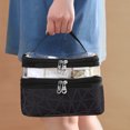 thumbnail image 5 of Makeup Bags Double layer Travel Cosmetic Cases Organizer, 5 of 5