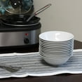 thumbnail image 3 of Gibson Home 7 Inch Fine Ceramic Bowls 12 Piece Set in Pearl, 3 of 6