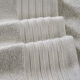 thumbnail image 4 of Amrapur Overseas 6-Piece Yarn Dyed Diamond Gate Jacquard Towel Set, Silver, 4 of 5