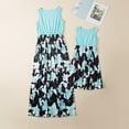 thumbnail image 3 of HAWEE Mommy and Me Matching Maxi Dresses, Sleeveless Top Bohemia Floral Printed Matching Outfits with Pockets, 3 of 7