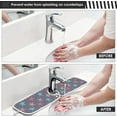 thumbnail image 5 of Coolnut 2 Pack Faucet Mat Splash Guard for Kitchen Sink,Sea Star Starfish 30x5 Inch Super Absorbent Microfiber Sink Protector Mat, Kitchen Sink Mat Machine Washable Kitchen Sink Accessories, 5 of 7