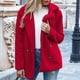 thumbnail image 4 of Puntoco Mujeres Damas Chaqueta Caliente Invierno Sólido Turn Coat Down Collar Lambswoo Outerwear Liquidación Puntoco Puntoco-1310, 4 of 9
