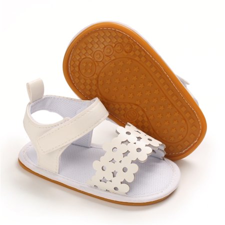 

Entyinea Shoes First Casual Walking Toddler Baby Soft Fashion -Slip Walkers Baby Shoes Baby Slides Shoes White 6 M Toddler