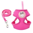 thumbnail image 2 of Flmtop Vest Chest Strap Explosion Proof Adjustable Nylon Walking Safety Traction Rope for Dog Rose Red, 2 of 9