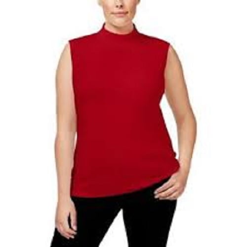 karen scott sleeveless mock turtleneck
