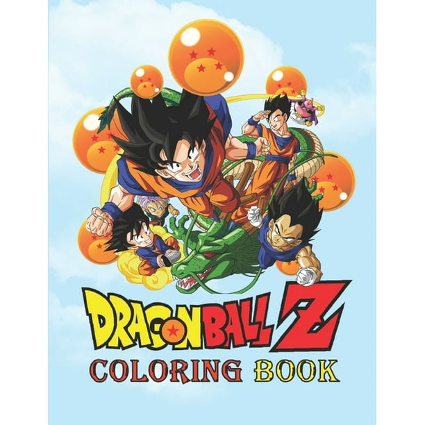 Dragon Ball Z Coloring Book 60 highquality Illustrations, Coloring Book for Kids and Adults