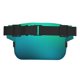 thumbnail image 3 of Fotbe Green Turquoise Teal Cangurera Cuadrada con Estampado de Doble Capa, Bolsa de Cintura Ajustable Mini para Hombres y Mujeres, 3 of 9