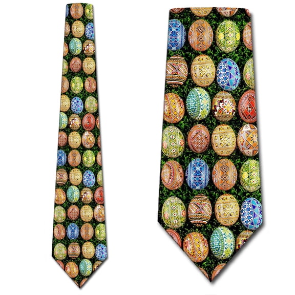 Easter Ties Mens Easter Egg Necktie by Three Rooker