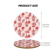 thumbnail image 5 of Xecao Milk Tea for MDF Cork Coaster 4 Pcs,Drink Coasters,Suit for House Warming Gifts New Home ,Coffee Table Decor-Round Shape, 5 of 7