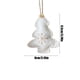 thumbnail image 3 of Adorno Navideño Colgante de Tela Rojo y Blanco | Adorno para Puerta de Árbol de Navidad | Decoración Navideña Duradera y Reutilizable con Cuerda | Decoración Festiva para Interiores y Exteriores, 3 of 6