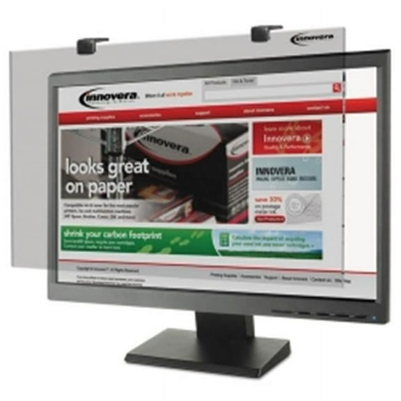 IV  21.5-22 in. Widescreen 16 isto 9 - 16 isto 10 Aspect Ratio Antiglare Protective LCD Monitor Filter - Black - 21.5in.-22in.