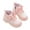 Pink Boots for Kid, variant on hopeusnice Kids Short Boots Lace Up Closure Soft Sole Lightweight Design Breathable Insole Ideal For Playdates Outdoor Walks Pink 2 Years