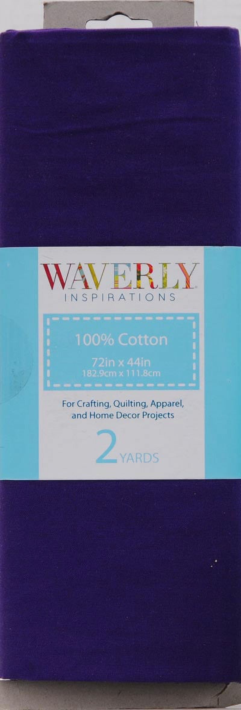 Waverly Inspirations 44" x 2 yd 100% Cotton Sewing & Craft Fabric, Purple - image 2 of 2