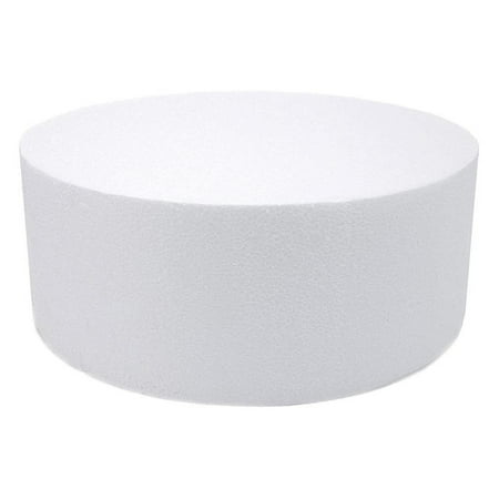 

Round Foam Cake Dummy for Creating Cake Displays Practicing Cake Decorating and Wedding Table DurableCenterpiece Party