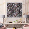 thumbnail image 2 of Designart 'Geometry Pink Stars With Intersecting Circles' Modern Framed Canvas Wall Art Print, 2 of 5