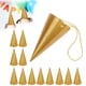 thumbnail image 3 of Sombreros De Cumpleaños, De Fiesta Con Purpurina, 3 Colores, Dorado, Plateado, Rosa, Sombreros De Cono De 4,1 Pulgadas Para Decoraciones De Fiesta Para Niños Y Adultos, 3 of 7