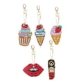 thumbnail image 1 of PENGXIANG DIY Crystal Painting Keyring Resin Rhinestone Key Animal Cartoon Holder Chain, 1 of 9