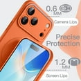 thumbnail image 5 of JETech Magnetic Silicone Case for iPhone 17 Pro 6.3-Inch, Compatible with MagSafe, Silky Soft Touch, Shock Absorbing Phone Cover with Camera Lens Protection (Orange), 5 of 6