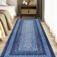 thumbnail image 6 of Tzou Modern Braid Print Washable Runner Rug 2x6ft with Anti-Slip Back for Living Room Entryway Bedroom, 6 of 7
