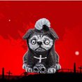 thumbnail image 4 of Xihbxyly Ofertas Compre Uno y Llévese Otro Gratis Utensilios de Cocina Halloween con Diseño de Perro Negro Mágico, Paisajes, Accesorios de Bolas de Cristal para Bricolaje, Utensilios de Cocina de Res, 4 of 6