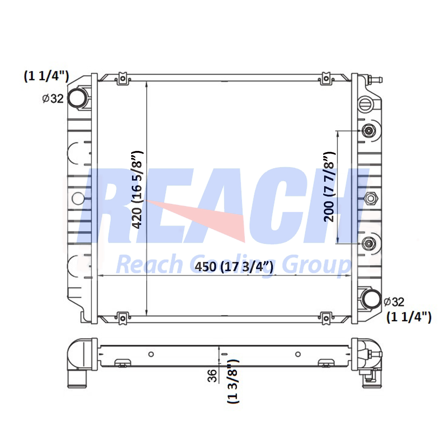 REACH Radiator 41-83