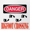 thumbnail image 2 of CafePress - BIGFOOT, DANGER BIGFOOT CROSSING - Adjustable Unisex Printed Trucker Hat with Mesh Back, 2 of 10