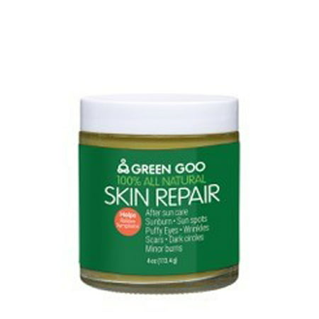 Sierra Sage Green Goo 100% Natural Skin Repair Face and Body Ointment 4 Oz.